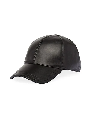 Nappa Leather Baseball Cap