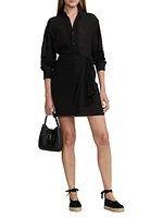 Dorian Linen Voile Mini Skirt