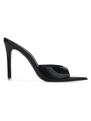 Brea Patent High Heel Slippers