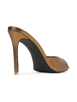 Brea Metallic High Heel Slippers