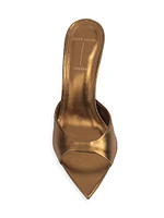 Brea Metallic High Heel Slippers