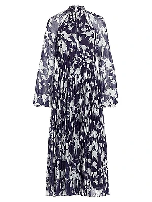 Abbie Floral Chiffon Maxi Dress