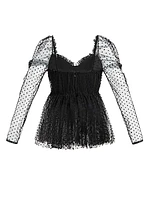Swiss Dot Tulle Top