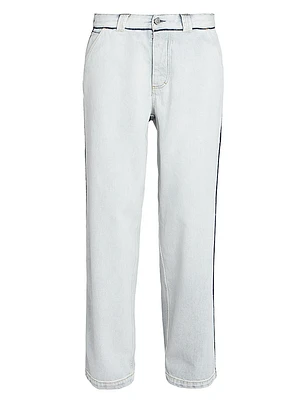 Baggy Wide-Leg Cargo Jeans