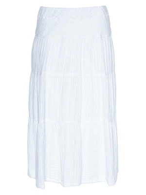 Tiered Long Ruffle Skirt Fully Lined