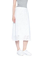 Tiered Long Ruffle Skirt Fully Lined