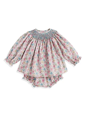 Baby Girl's Brussels Blouse & Bloomers Set