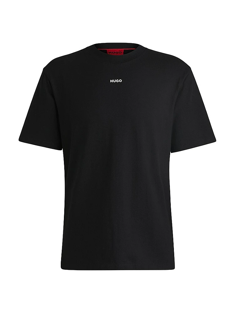 Cotton-Jersey Relaxed-Fit T-Shirt with Logo Print