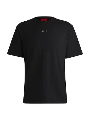 Cotton-Jersey Relaxed-Fit T-Shirt with Logo Print