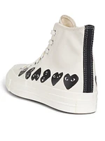 CdG PLAY x Converse Men's Chuck Taylor All Star Multi-Heart High-Top Sneakers