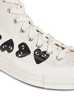 CdG PLAY x Converse Men's Chuck Taylor All Star Multi-Heart High-Top Sneakers