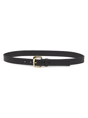 La Ceinture Ovalo Leather Belt