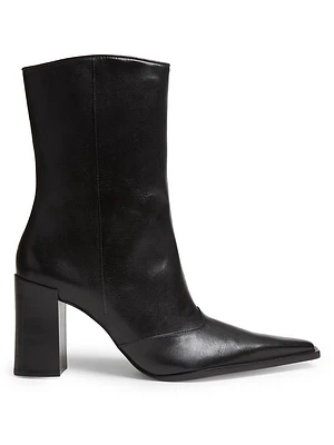 Raffaela 90MM Leather Booties