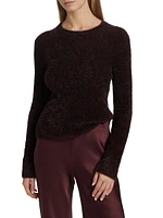 Metallic Eyelash Knit Sweater