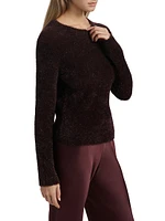 Metallic Eyelash Knit Sweater