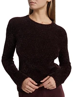 Metallic Eyelash Knit Sweater