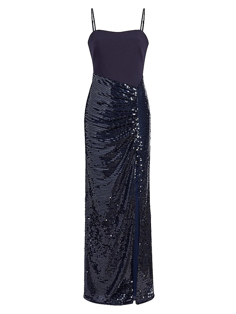 Gigi Sequin-Embellished Gown