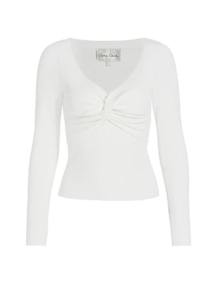 Charlene Jersey V-Neck Top