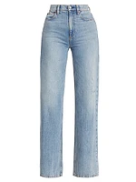 Weezy High-Rise Straight Jeans