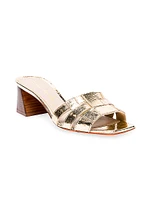 Venere 50MM Metallic Leather Sandals