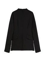 Wool-Blend Gabardine Tunic