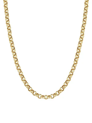 14K Yellow Gold Rimini Rolo Necklace