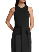 Rib-Knit Sleeveless Top