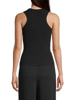 Rib-Knit Sleeveless Top