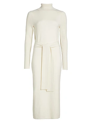 Piper Rib-Knit Sleeveless Midi-Dress