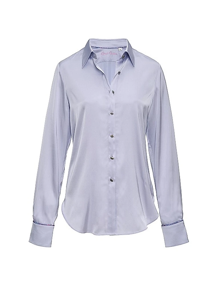 Gabriela Silk-Blend Charmeuse Shirt