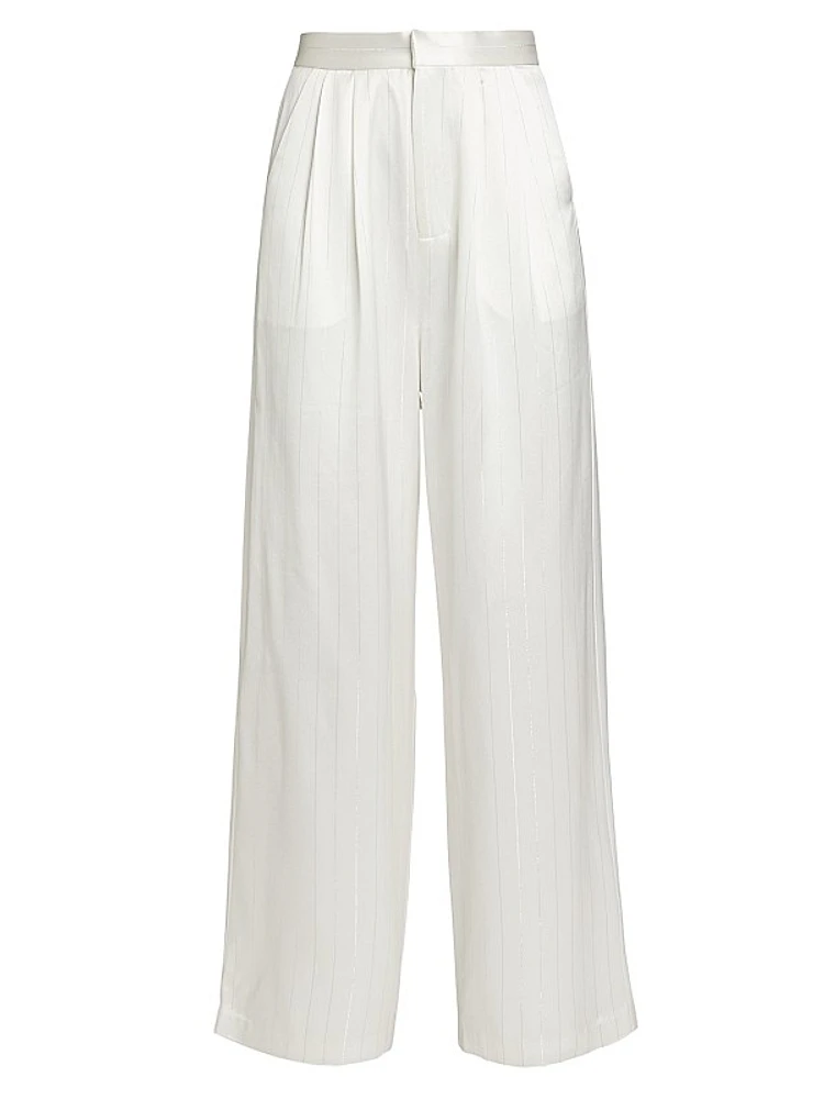 Hester Metallic Stripe Pants