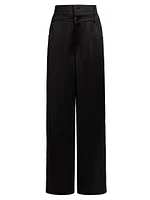 Simon Double-Layer Wide-Leg Trousers
