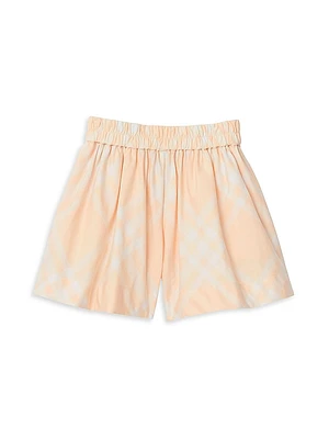 Baby's, Little Girl's & Woven Check Shorts