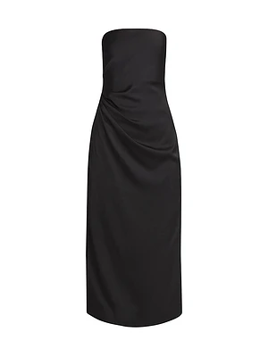 Harriet Strapless Midi-Dress