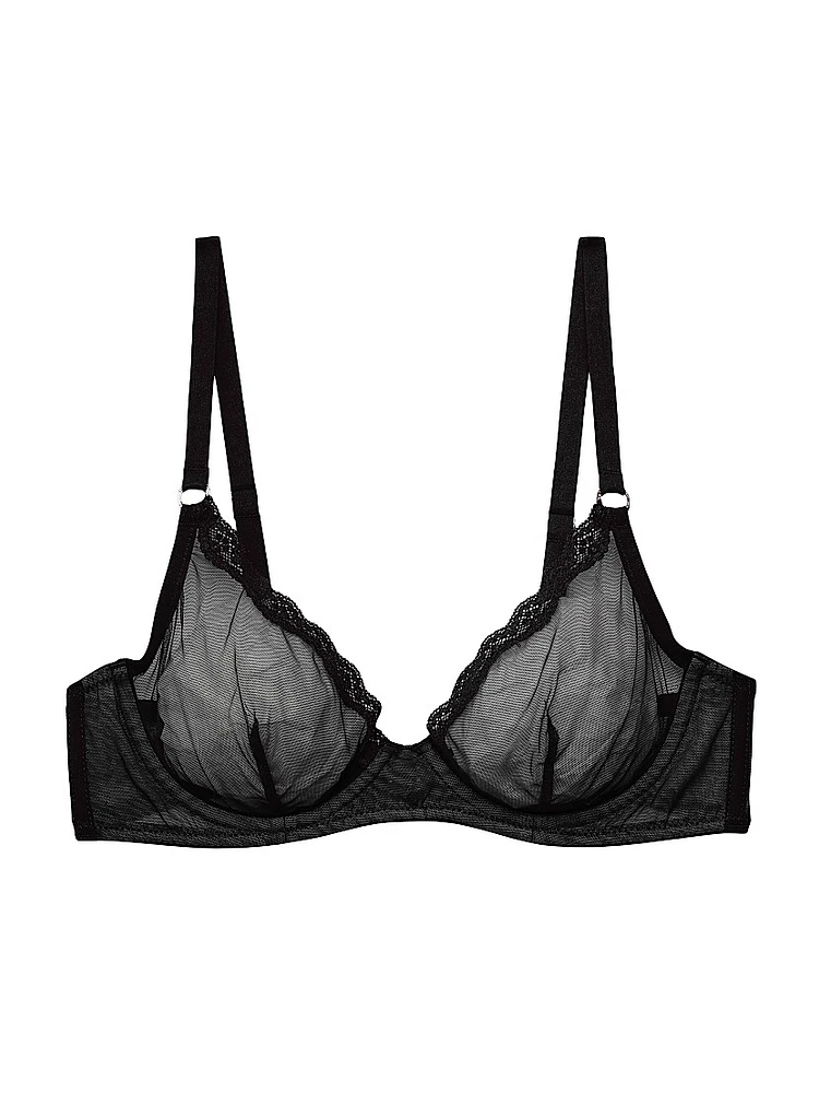 Sheer Tulle Demi Bra