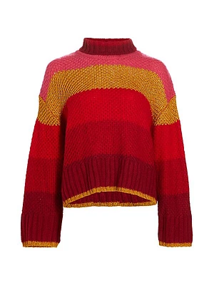 Striped Knit Sweater
