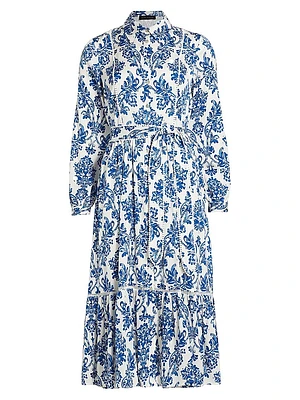 The Beckett Floral Shirtdress