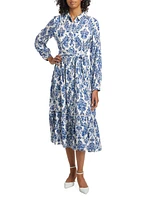 The Beckett Floral Shirtdress