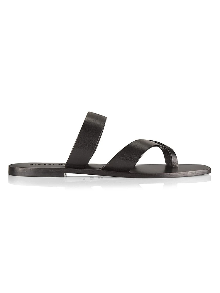Carter Leather Slip-On Sandals