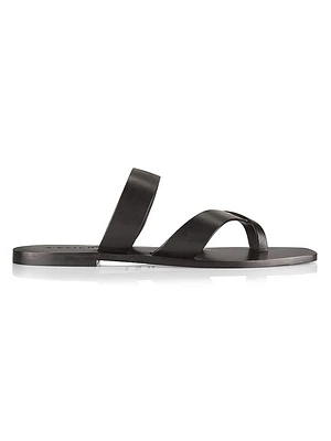 Carter Leather Slip-On Sandals