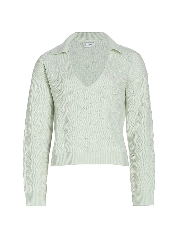 Wool & Cashmere V-Neck Sweater