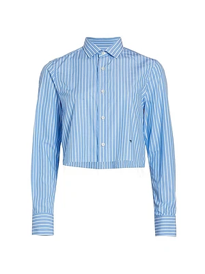 Classic Stripe Cropped Shirt