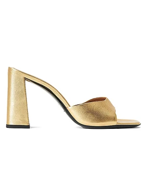 Sloane 95MM Metallic Leather Sandals