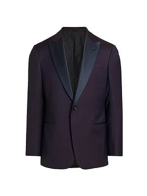 Wool One-Button Dinner Jacket