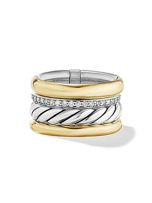 DY Mercer Multi Row Ring Sterling Silver