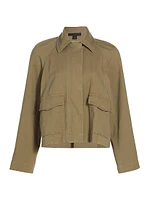 Cotton-Blend Twill Jacket