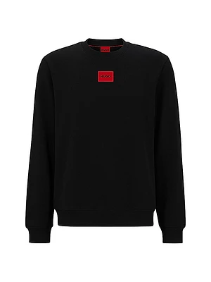 Cotton-Terry Regular-Fit Sweatshirt With Logo Label