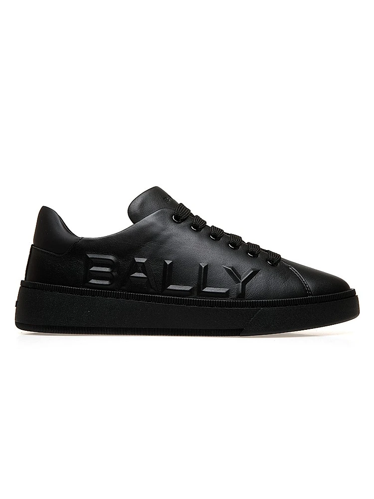 Reka Logo Leather Low-Top Sneakers