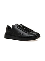 Reka Logo Leather Low-Top Sneakers
