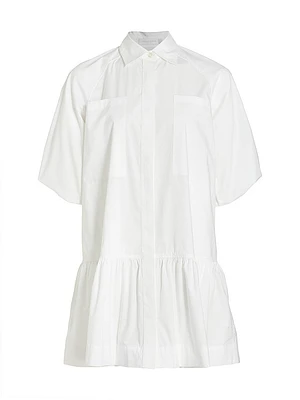 Crissy Cotton Poplin Shirtdress